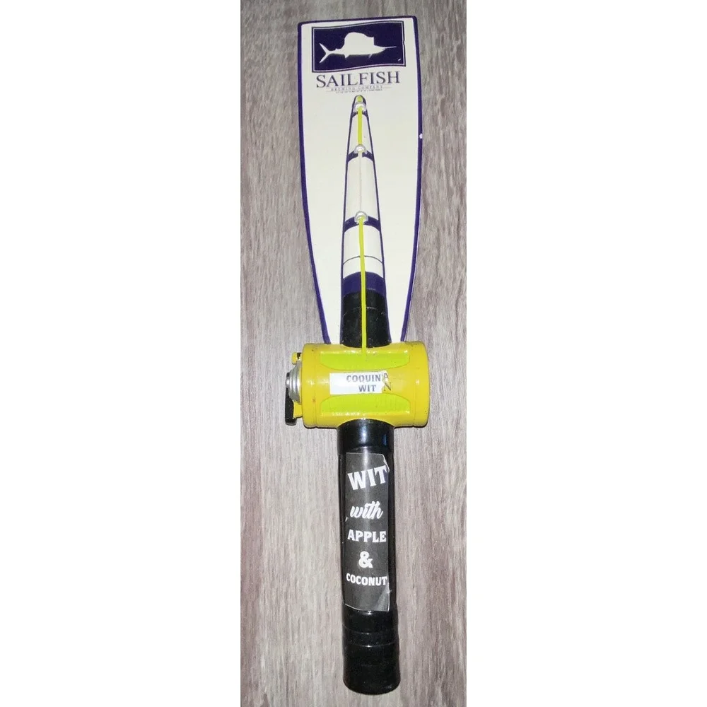 SAILFISH BREWING SUNRISE CITY WIT Draft Beer Tap Handle. FLORIDA (Damage)